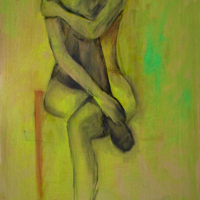 Huile sur carton, 100 x 150 cm