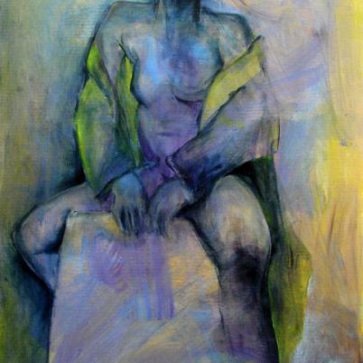 Huile sur carton, 150 x 100 cm