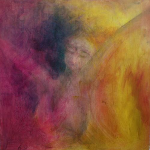 Yeah ! huile sur toile, 100 x 100 cm