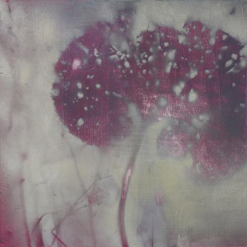 Traces 5 sur vieilles toiles, 50 x 50 cm