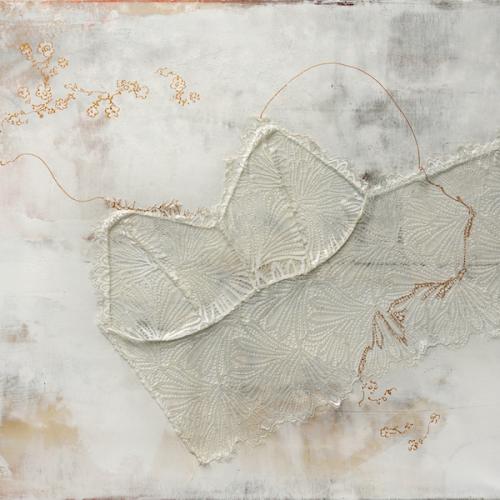 Dessous, technique mixte, 80 x 60 cm