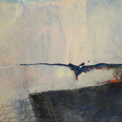 Envolée, technique mixte sur toile, 100 x 153 cm