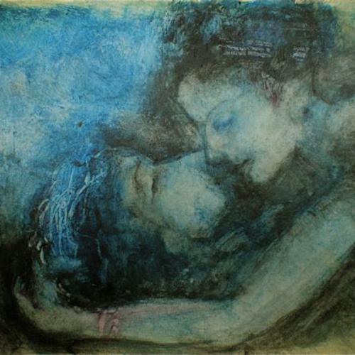 Tempera sur papier, 21 x 15 cm