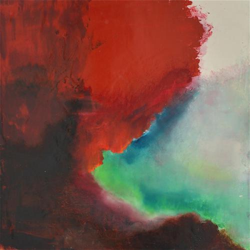 Complémentaire, huile sur toile, 75 x 75 cm