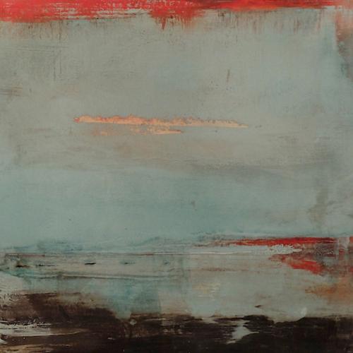 Fente, huile sur toile, 50 x 50 cm